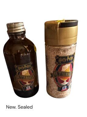harry potter butterbeer extract and sugar crystals, baking fun!
